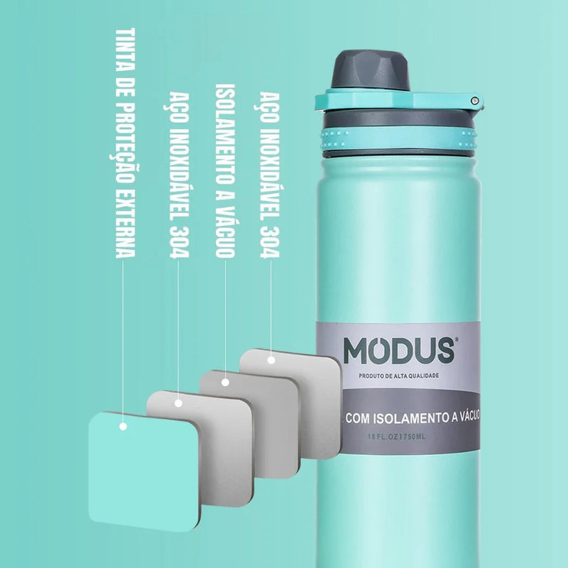 Garrafa Térmica Inox com Isolamento a Vácuo