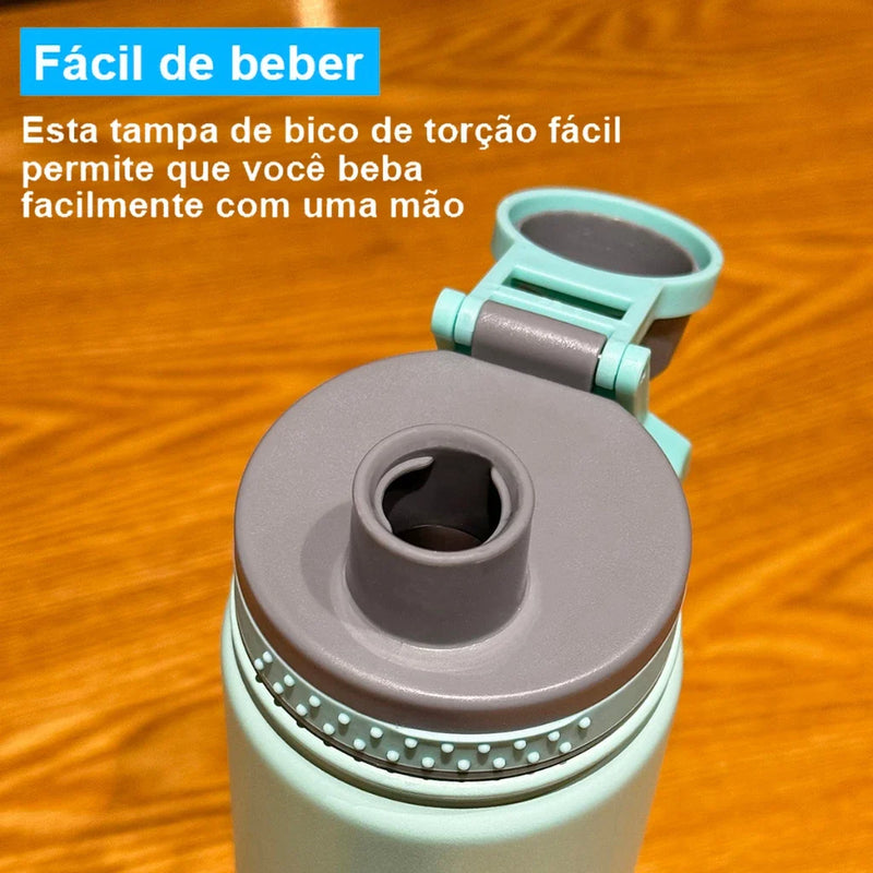 Garrafa Térmica Inox com Isolamento a Vácuo