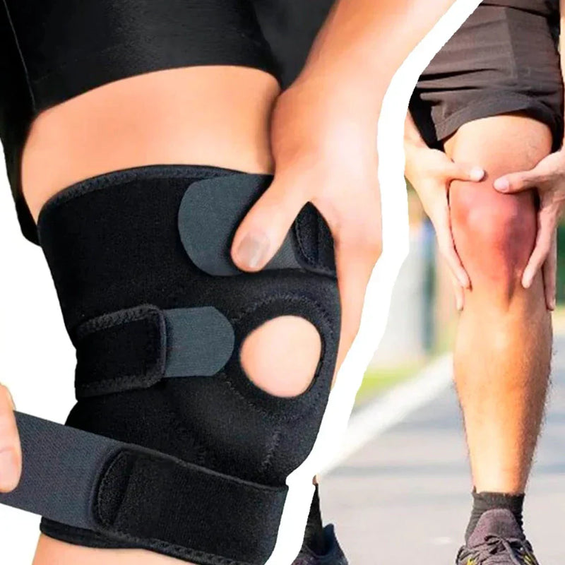 Joelheira de compressão ortopedica ajustavel esportes volei