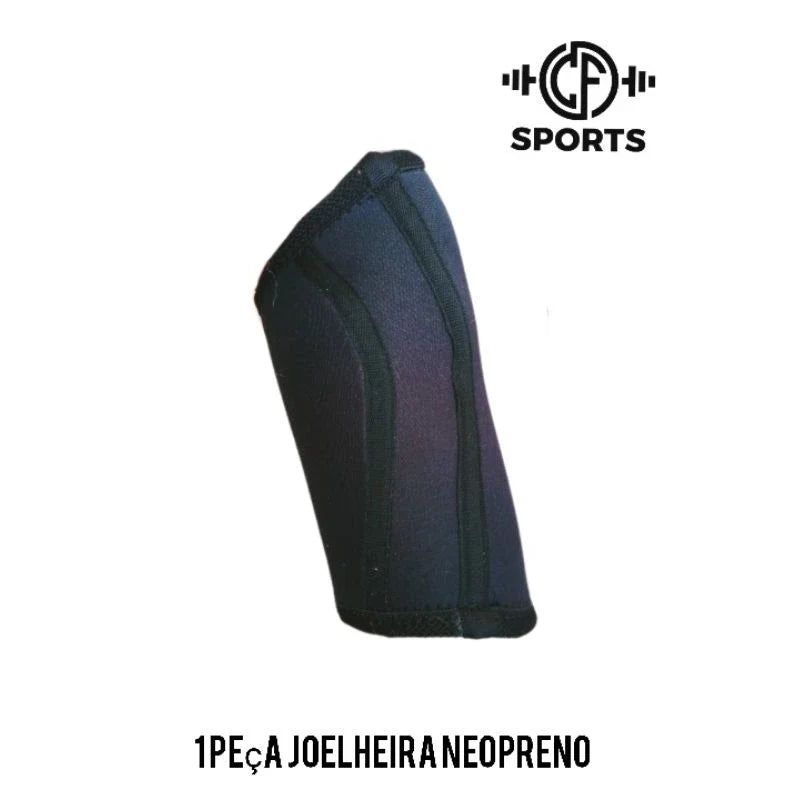 Joelheira Alta Compressão Neoprene 7mm Para Esportes