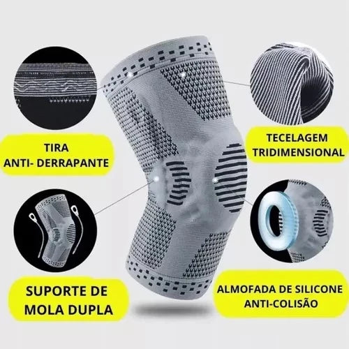 [BR Envio Imediato] 1 Par De Joelheiras De Compressão Ultra Knee Elite