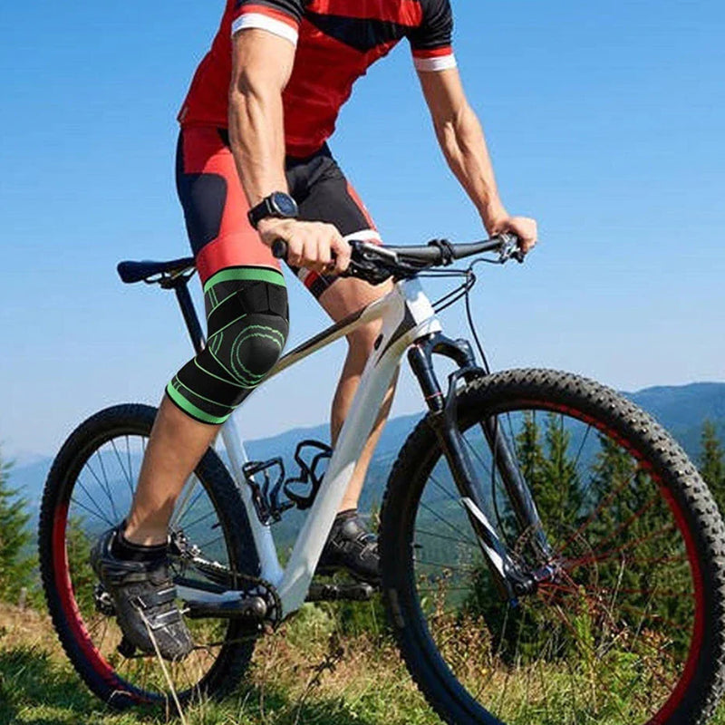 Kit 2 Joelheiras E Tornozeleira De Compressão Tensor Alívio De Dor No Joelho