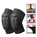 1 Par Joelheira Protetoras  Esponja Respirável Dança Vôlei Basquetebol Proteção Treinamento Unisex