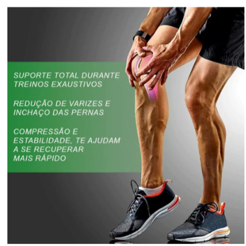 kit 2 joelheira Compressão Treino Termica Articulação Exercicios