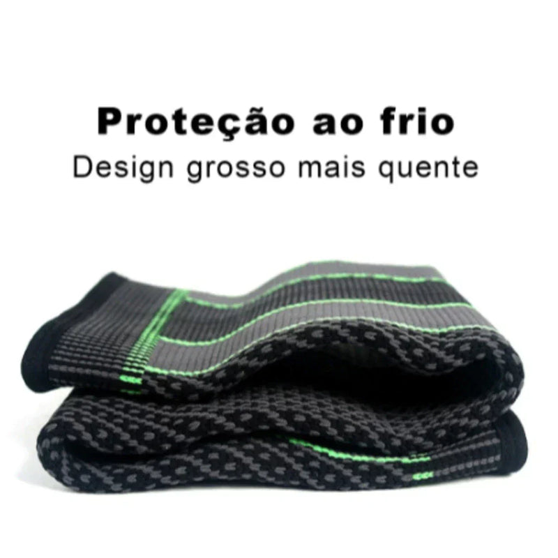 kit 2 joelheira Compressão Treino Termica Articulação Exercicios