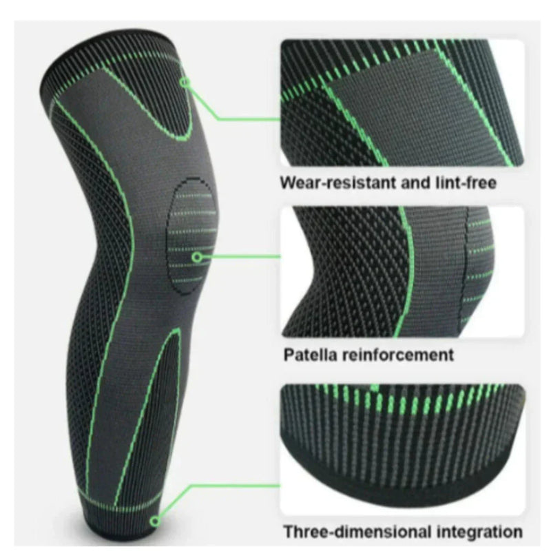 kit 2 joelheira Compressão Treino Termica Articulação Exercicios